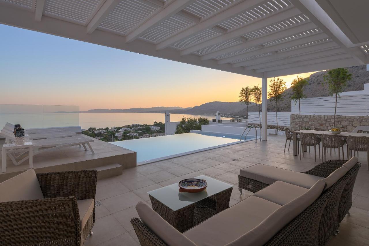 Villa Mimosa In Pefkos Líndos Eksteriør bilde