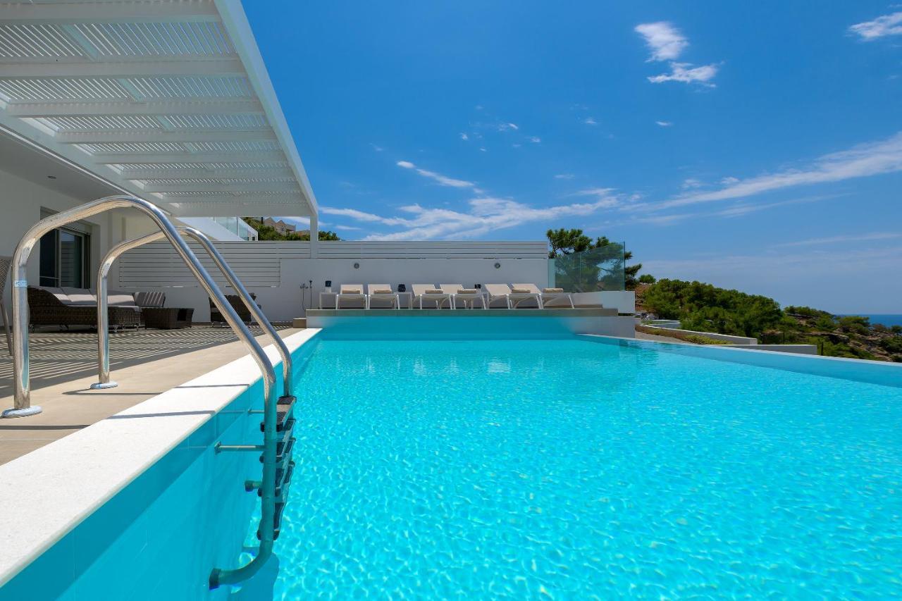 Villa Mimosa In Pefkos Líndos Eksteriør bilde