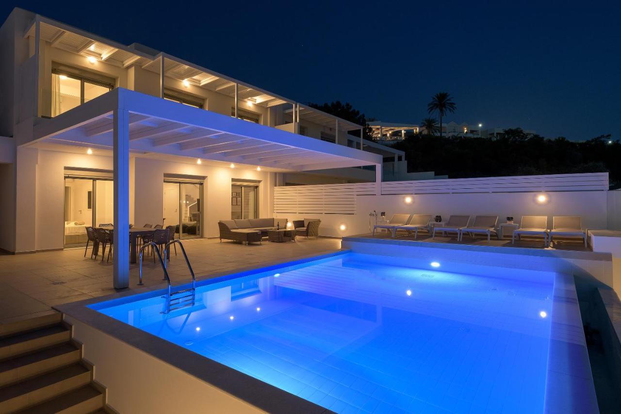 Villa Mimosa In Pefkos Líndos Eksteriør bilde