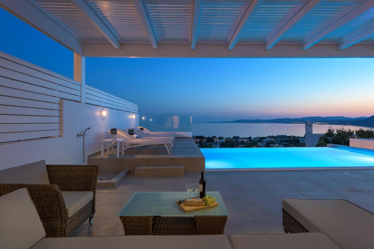 Villa Mimosa In Pefkos Líndos Eksteriør bilde