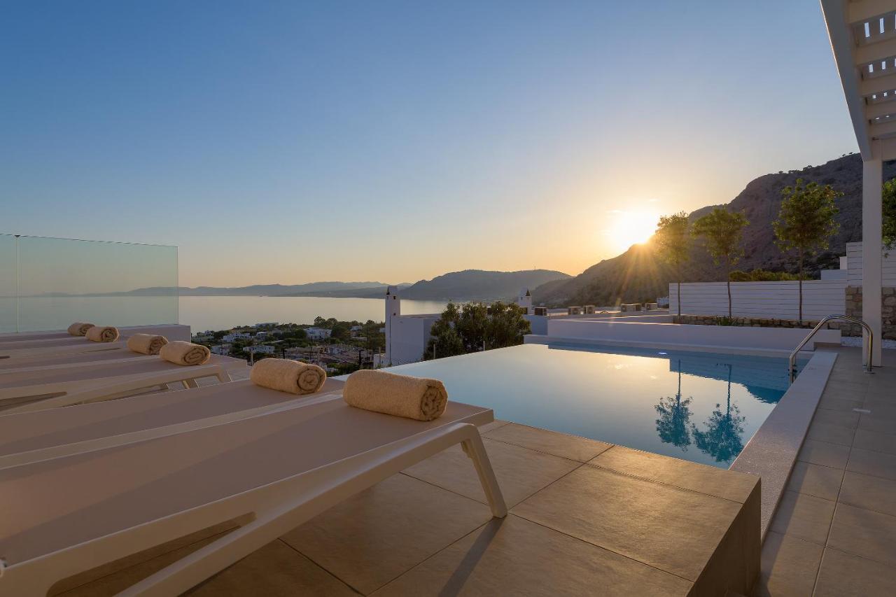 Villa Mimosa In Pefkos Líndos Eksteriør bilde