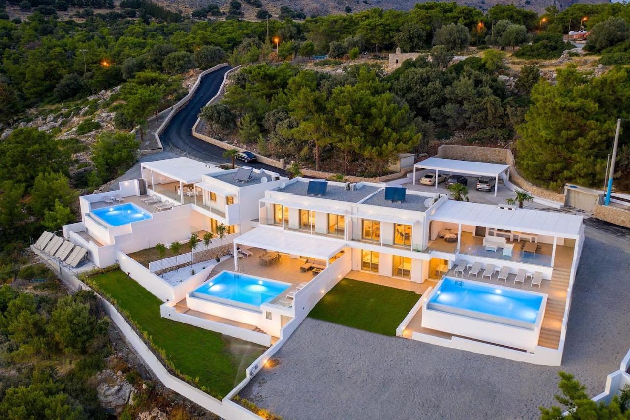 Villa Mimosa In Pefkos Líndos Eksteriør bilde